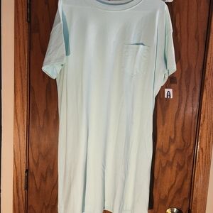 Light Blue Aqua T-Shirt with Pocket Old Navy
